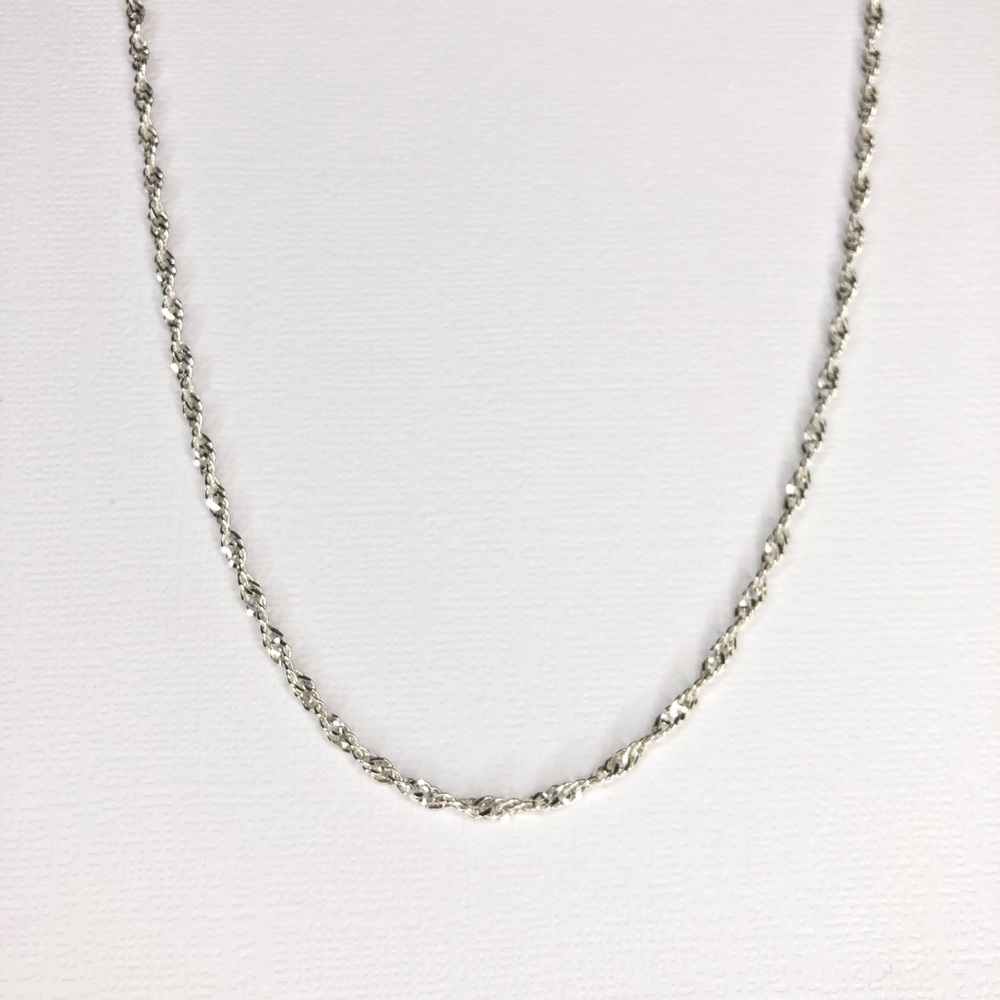 Stainless Steel Singapore Chain 18 inch